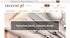 Desktop Screenshot of interni.pl